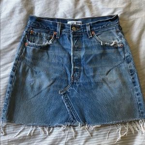 Levi’s Re/Done Denim skirt
